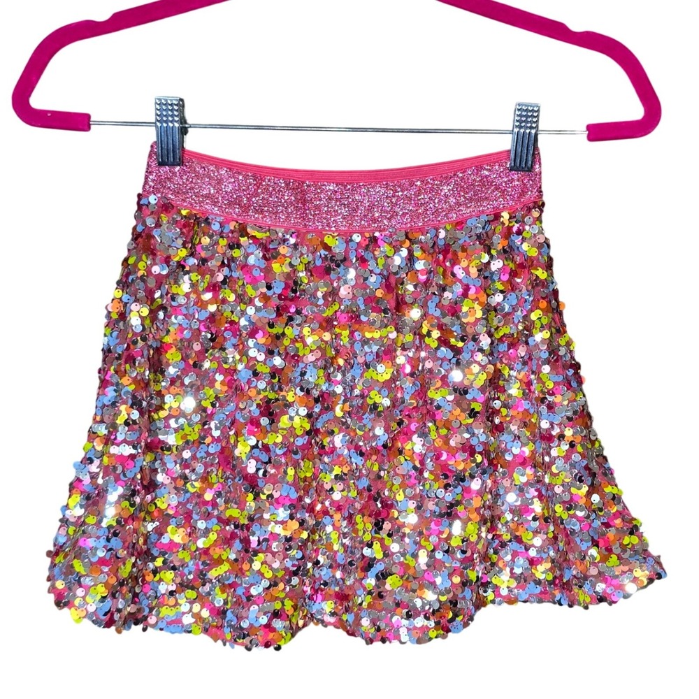 365kids from Garanimals Girls Pink Sequin A-Line Skirt Size 7‎ Party Sparkle